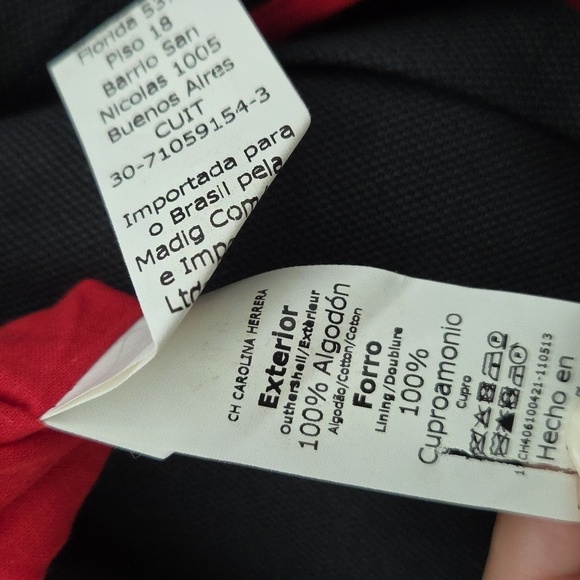 Carolina Herrera Navy Sport Coat with Notched Lapels - Picture 6 of 8